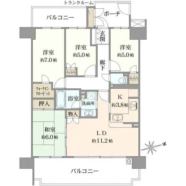 ウィズダム大泉学園 間取図