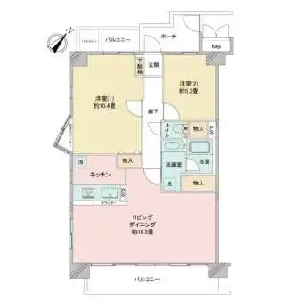 5階・南東向き
