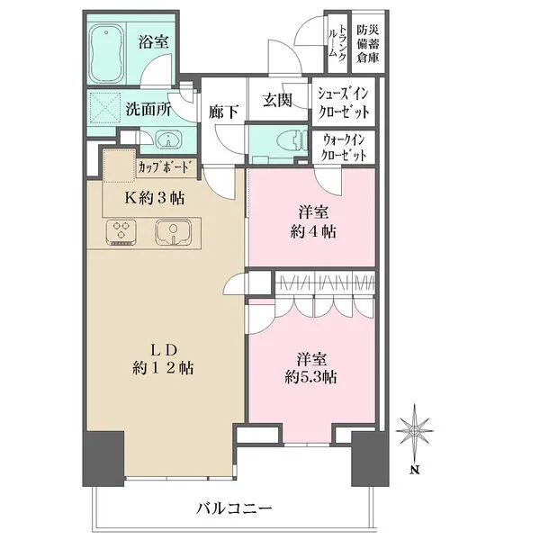ベイズタワー&ガーデン 間取図