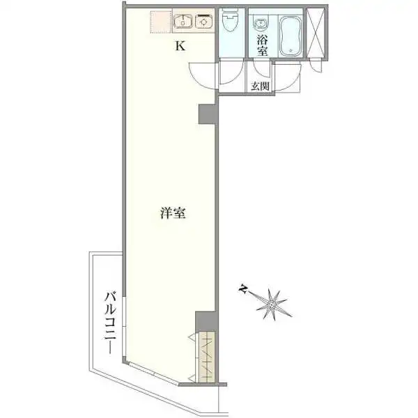 トーカン新宿第２キャステール 間取図