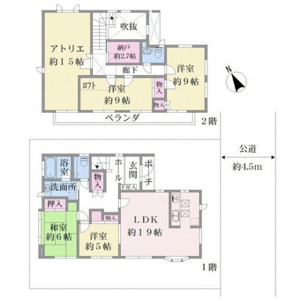 横浜市鶴見区馬場６丁目 間取図