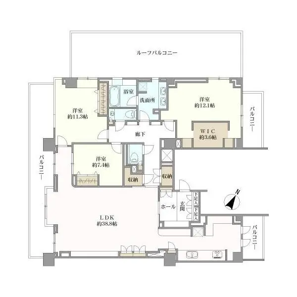 藤和目黒ホームズ 間取図