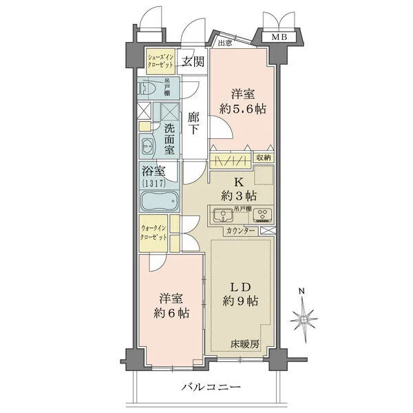 サニーコート大森 間取図
