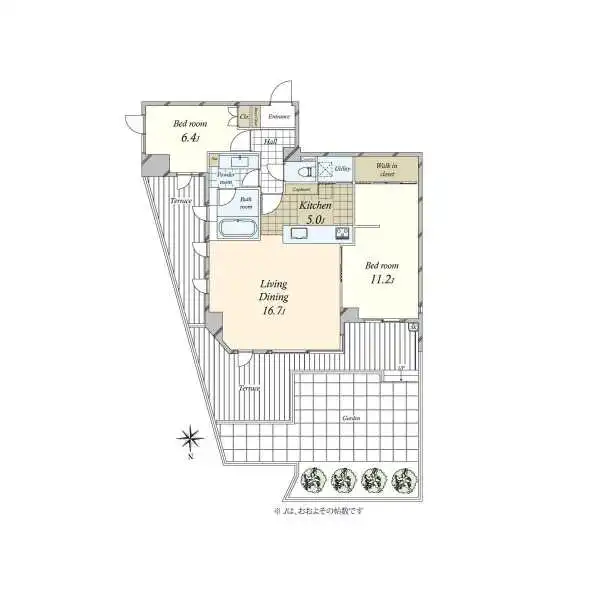 サンウッド松濤 間取図
