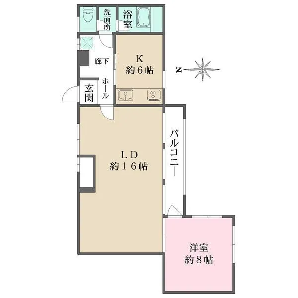 ロア錦 間取図