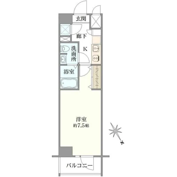パティーナ代々木公園 間取図