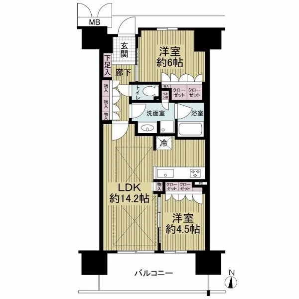 ローレルスクエアＯＳＡＫＡ　ＬＩＮＫ 間取図