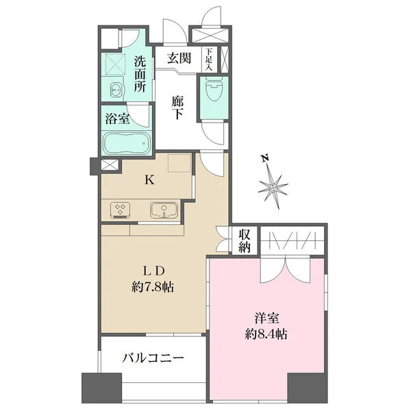 ベラカーサ秋葉原 間取図