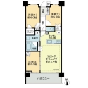 ライオンズ青砥リバーフロントオアシス 間取図
