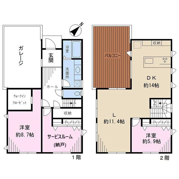 流山市おおたかの森北２丁目 間取図