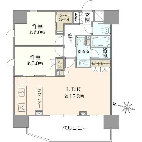 サンメゾン浦和高砂エルド 間取図