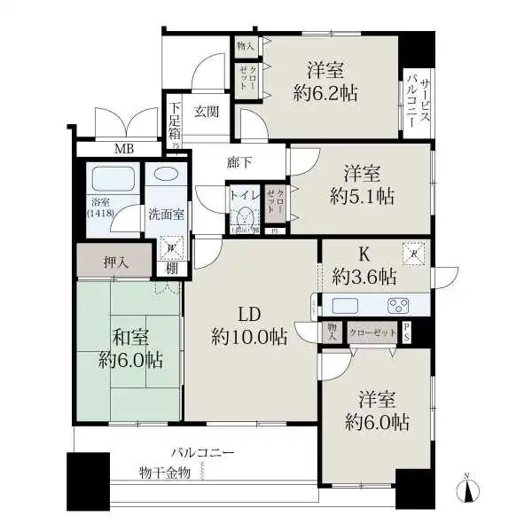 プリ・メゾン新石切 間取図