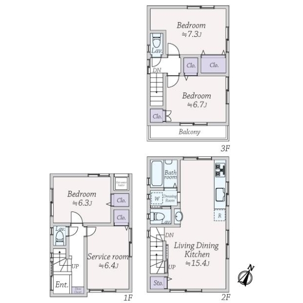 北区上十条４丁目 間取図