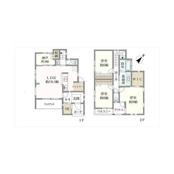 茨木市北春日丘4丁目 間取図