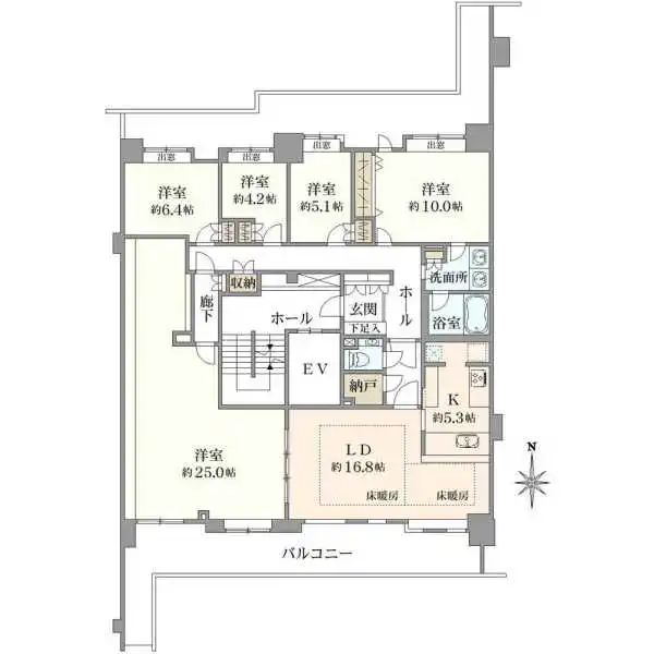 サン・ステージ緑園都市東の街２番館 間取図