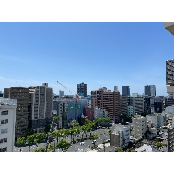 谷町グランドハイツ バルコニーからの眺望です