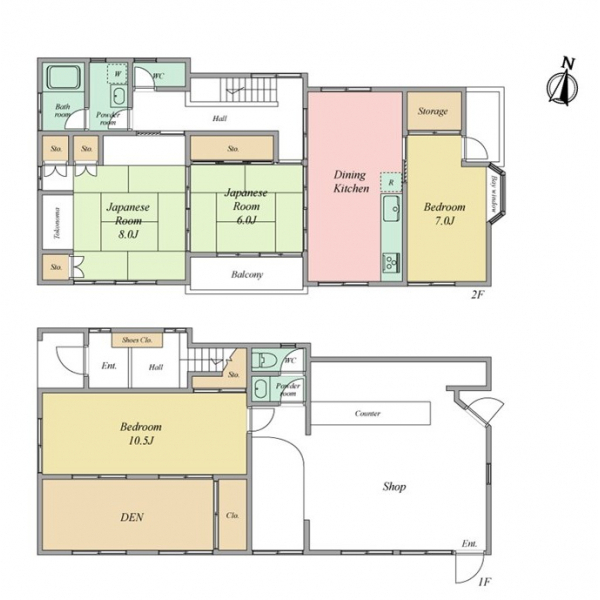 平塚市平塚２丁目 間取図