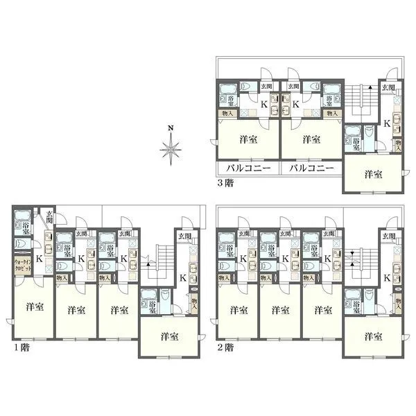 クレセント 間取図