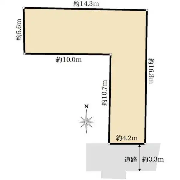 京都市中京区西ノ京池ノ内町 間取図