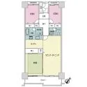 光が丘パークタウン大通り南７号棟 間取図