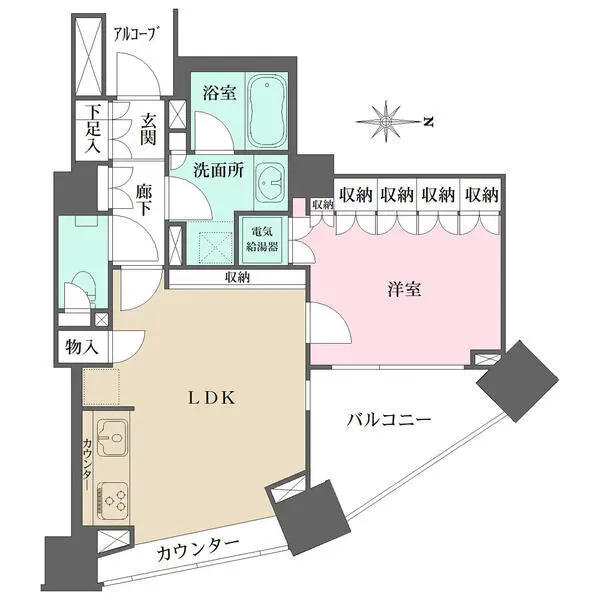 パークハウス　オー・タワー 間取図
