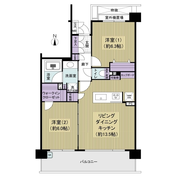 東小金井パーク・ホームズ 間取図