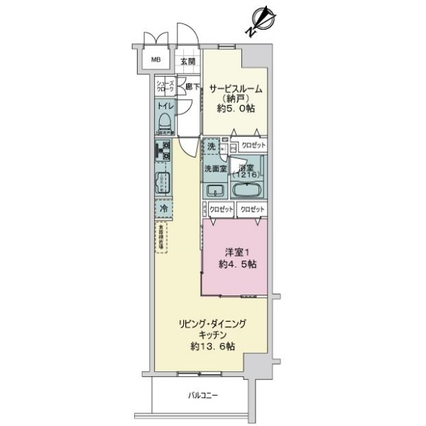 ブリシア新横浜 間取図