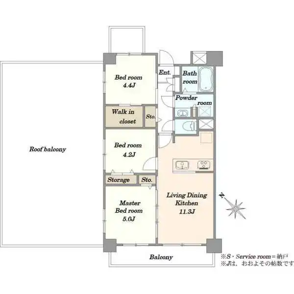 ローズガーデン浦安弐番館 間取図