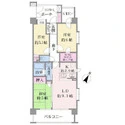 クレストフォルム川崎サウスステージ 間取図