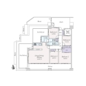 ランドシティ立川多摩川テラス 間取図