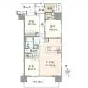 イニシア所沢 間取図