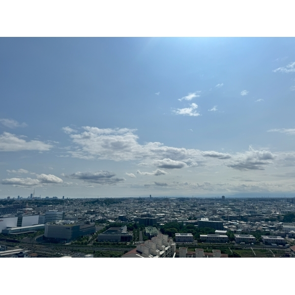 パークシティ新川崎東２番街Ｇ棟 西側バルコニーからの眺望