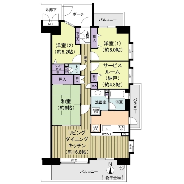 オーベル花小金井 間取図