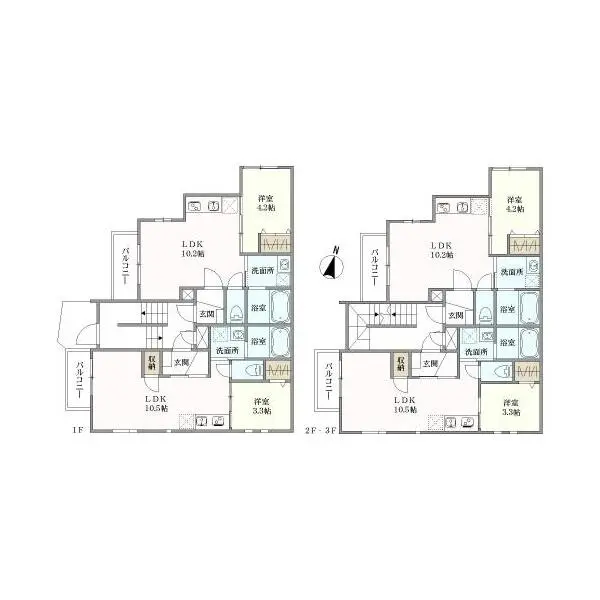 名古屋市中村区太閤４丁目 間取図