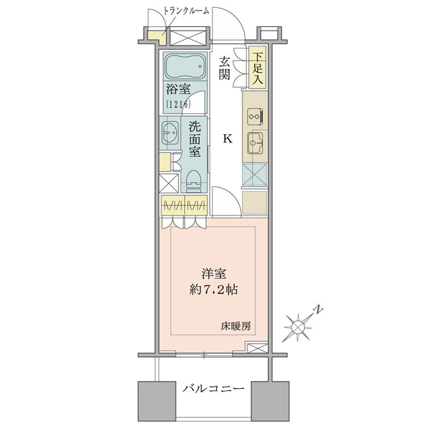 Ｂｒｉｌｌｉａ銀座ｉｄ 間取図