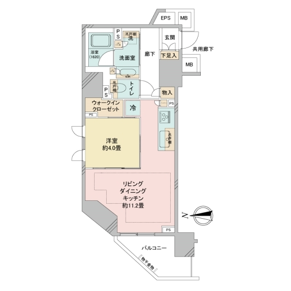 Ｂｒｉｌｌｉａ上野Ｐｌａｃｅ 間取図