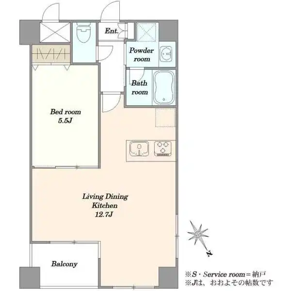 パレ・ソレイユ世田谷二丁目　 間取図