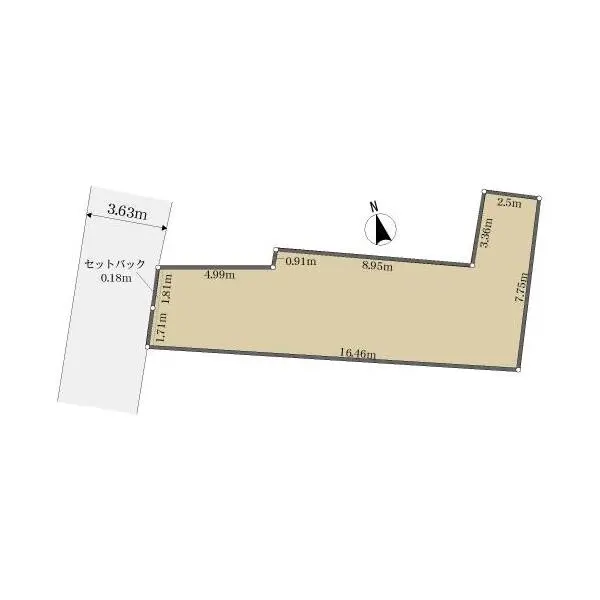 大田区東糀谷３丁目 間取図
