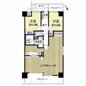 ライオンズマンション平野東 間取図
