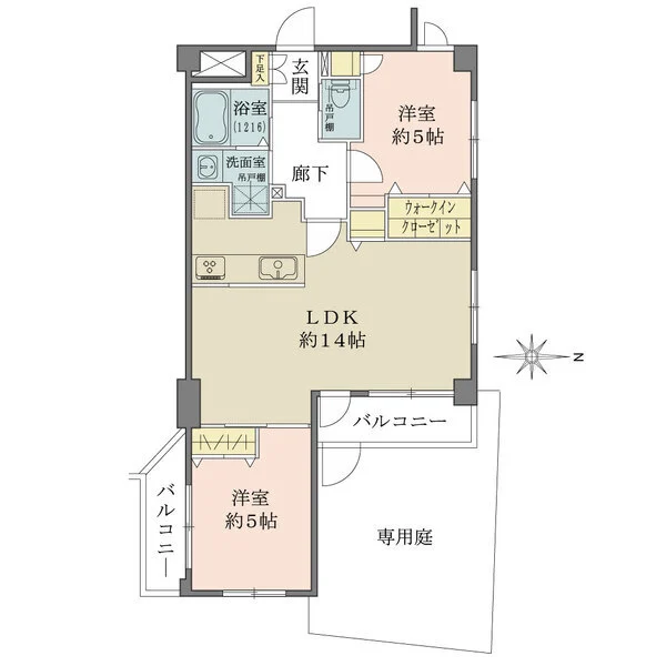 マイキャッスル不動前 間取図