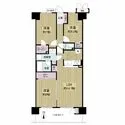 サンシティ西京極２番館 間取図