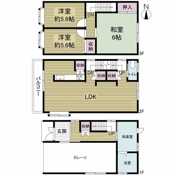 大阪市北区大淀北２丁目 間取図