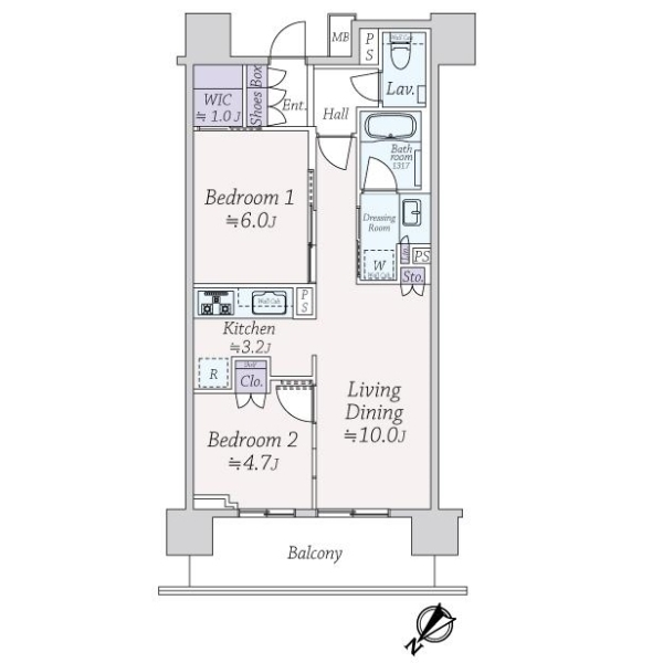 ザ・パークハウス曳舟 間取図