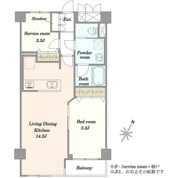 ランドステージ雑司が谷 間取図