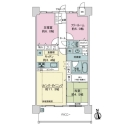 プロパレス吹田モナークヒルズ 間取図