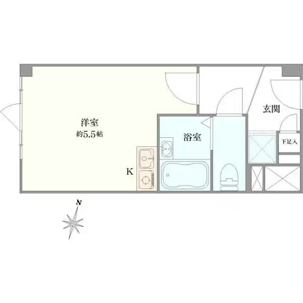 オリエントマンション品川 間取図
