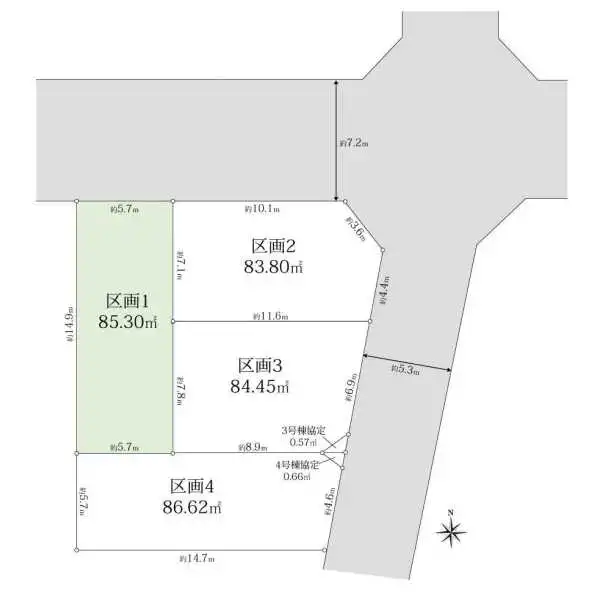 杉並区下井草４丁目 間取図