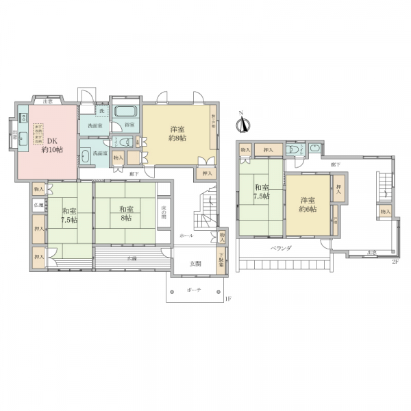 松戸市大谷口 間取図