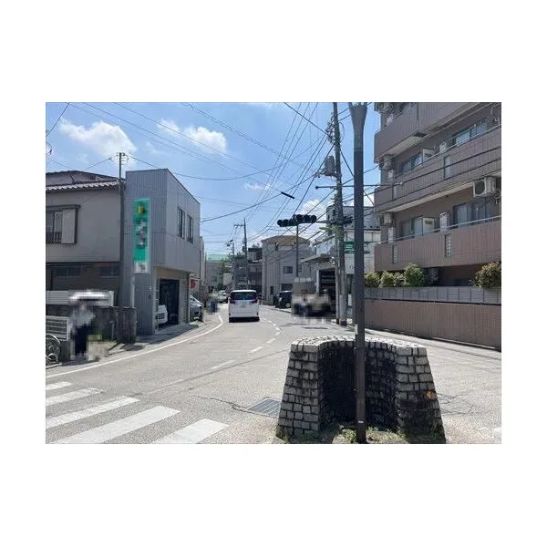 世田谷区粕谷1丁目 西側前面道路(北側から撮影)
