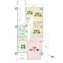 リジェンヌ京町２号棟 99.96m2　4LDK　角部屋